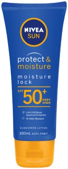 Nivea-Sun-Protect-Moisture-Sunscreen-SPF50-100mL on sale