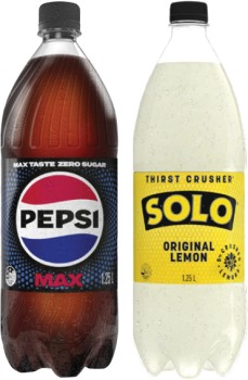 Pepsi+or+Solo+Soft+Drink+1.25+Litre