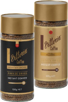 Vittoria-Freeze-Dried-Instant-Coffee-100g on sale