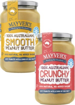 Mayvers-Peanut-Butter-375g on sale