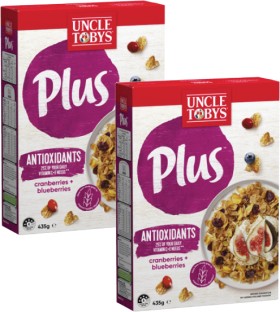 Uncle-Tobys-Plus-Antioxidants-435g on sale