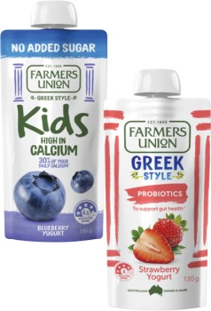 Farmers+Union+Greek+Style+or+No+Added+Sugar+Yogurt+Pouch+130g