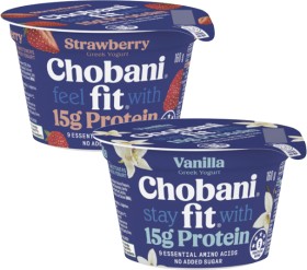 Chobani-Fit-High-Protein-Greek-Yogurt-160g-or-Pouch-150g on sale