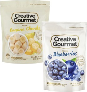 Creative-Gourmet-Frozen-Blueberries-300g-or-Frozen-Banana-Chunks-500g on sale
