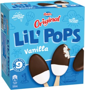 Peters-Original-Vanilla-Lil-Pops-9-Pack-500mL on sale