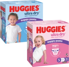 Huggies-Ultra-Dry-Jumbo-Nappy-Pants-48-Pack-62-Pack on sale