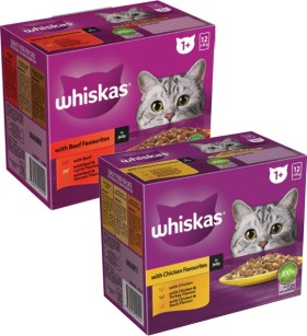 Whiskas-Favourites-Cat-Food-12x85g on sale