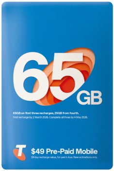 Telstra-49-Prepaid-SIM on sale