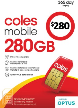 Coles+Mobile+%24280+Prepaid+SIM