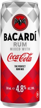 NEW-Bacardi-Coca-Cola-Cans-4x330mL on sale