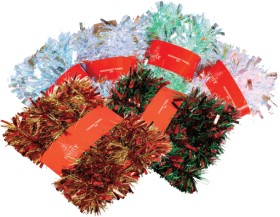 Christmas-Tinsel-Chunky-Red-with-Green-or-Gold-3-Metre-5-Ply-or-Iridescent-2-Metre-5-Ply on sale
