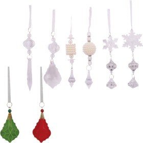 Acrylic+Ornaments+Assorted