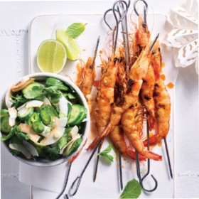 Thawed-Large-Australian-Green-Banana-Prawns on sale