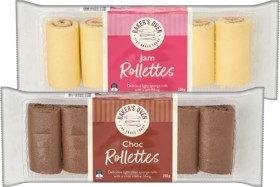 Bakers-Oven-Chocolate-or-Jam-Rollettes-250g on sale