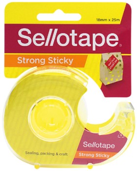 Sellotape+Sticky+Tape+18mm%26times%3B25m+with+Dispenser+1+Pack