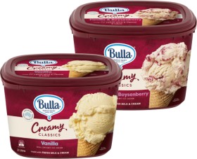 Bulla+Creamy+Classics+Ice+Cream+2+Litre+Selected+Varieties