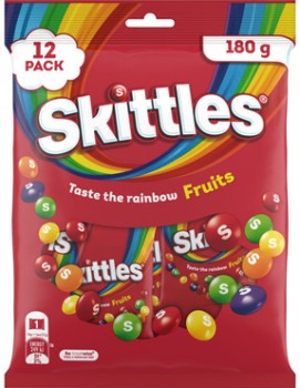 Skittles-Fruits-Chewy-Lollies-Share-Bag-12-Pack on sale