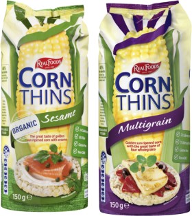 Real+Foods+Corn+Thins+or+Rice+Thins+125%E2%80%91150g+Selected+Varieties