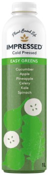 NEW+Impressed+Cold+Pressed+Juice+Easy+Greens+1+Litre
