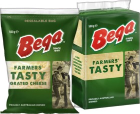 Bega+Grated+Cheese+or+Cheese+Block+500g+Selected+Varieties