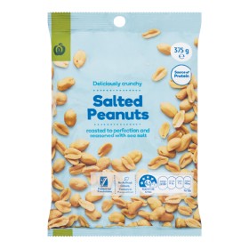 Woolworths-Salted-Peanuts-375g on sale