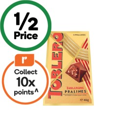Toblerone-Mini-Pralines-45g on sale