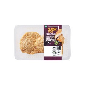 Woolworths+Pub+Style+Chicken+Breast+Schnitzels+with+RSPCA+Approved+Chicken+440g+Pk+2