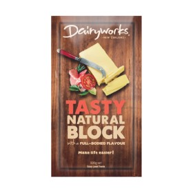 Dairyworks-Cheese-Block-500g-From-the-Fridge on sale