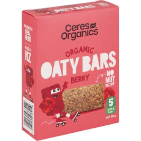 NEW-Ceres-Organics-Oaty-Bars-20g-x-Pk-5 on sale