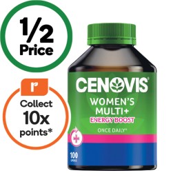 Cenovis+Once+Daily+Women%26rsquo%3Bs+Multi%2B+Energy+Boost+Capsules+Pk+100%7E
