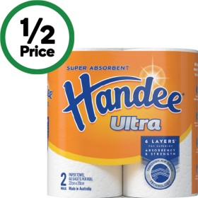 Handee+Ultra+Paper+Towel+Pk+2