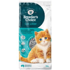 Breeder%26rsquo%3Bs+Choice+Paper+Cat+Litter+15+Litre