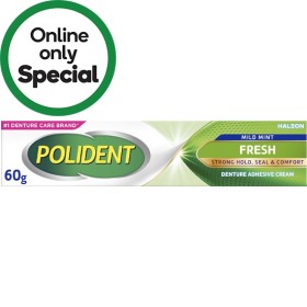 Polident+Denture+Adhesive+Cream+Fresh+Mint+60g%5E