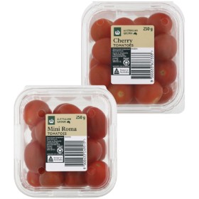 Australian+Cherry+Tomatoes+or+Mini+Roma+Tomatoes+250g+Pack