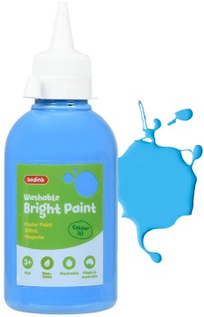 Kadink+Washable+Bright+Poster+Paint+250ml+-+Light+Blue