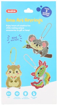 Kadink-Gem-Painting-Key-Rings-Cute-Animals-3-Pack on sale