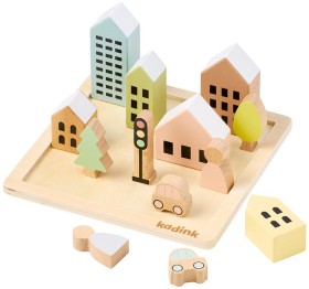Kadink-Wooden-Town-Play-Set on sale