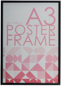 A3+Plastic+Poster+Frame+Black