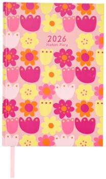 Studymate+2026+A5+Week+to+View+Student+Diary+Floral