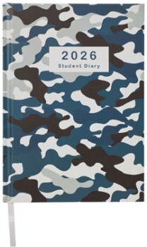 Studymate-2026-A5-Week-to-View-Student-Diary-Camo on sale