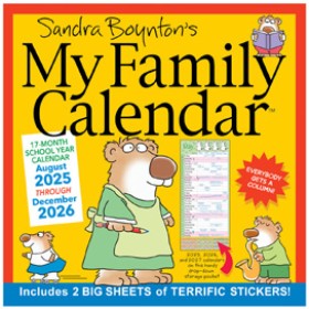 Brown+Trout+2026+Wall+Calendar+Sandra+Boynton+My+Family+Sq