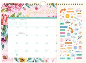 Orange+Circle+2026+Deluxe+Wall+Calendars+Bella+Flora