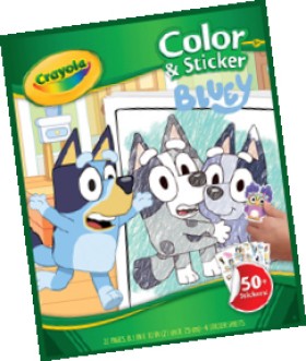 Crayola+Colour+and+Sticker+Book++Bluey