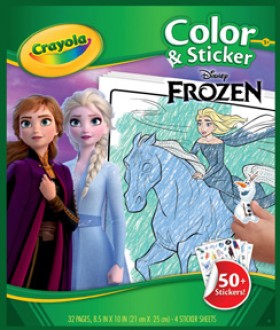 Crayola-Colour-and-Sticker-Book-Frozen on sale