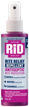 RID+Bite+Relief+Repellent+Antiseptic+Bite+Protection+Spray+100mL