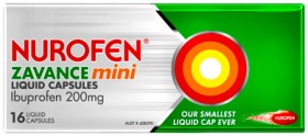 Nurofen+Zavance+Mini+Liquid+Capsules+16+Capsules