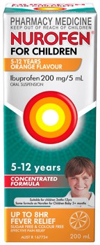 Nurofen+For+Children+5-12+Years+Orange+Flavour+200mL