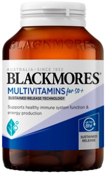 Blackmores+Multivitamins+for+50%2B+90+Tablets