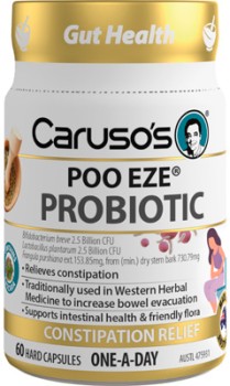 Caruso%26rsquo%3Bs+POO+EZE+Probiotic+60+Capsules