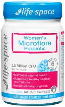 Life-Space-Womens-Microflora-Probiotic-60-Capsules on sale